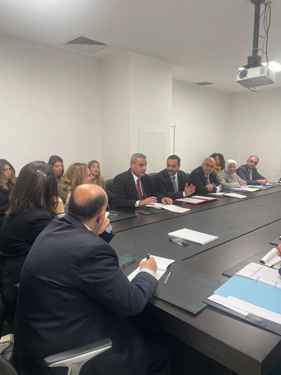 عقد مدير عام وزارة الاقتصاد والتجارة في لبنان، د. محمد أبو حيدر، لقاءً تقنيًا–تحضيريًا مع أمين عام وزارة الصناعة والتجارة والتموين في المملكة الأردنية الهاشمية
